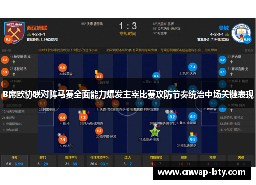 B席欧协联对阵马赛全面能力爆发主宰比赛攻防节奏统治中场关键表现