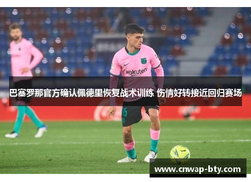 巴塞罗那官方确认佩德里恢复战术训练 伤情好转接近回归赛场 巴塞罗那官方确认佩德里恢复战术训练 伤情好转接近回归赛场
